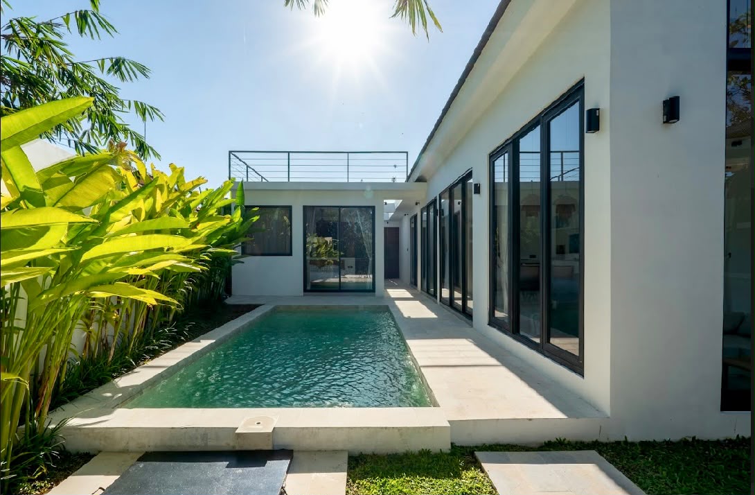 Modern 2BR Villa w/ Private Pool, Rooftop Patio, and Rice-Field Views, photo 9
