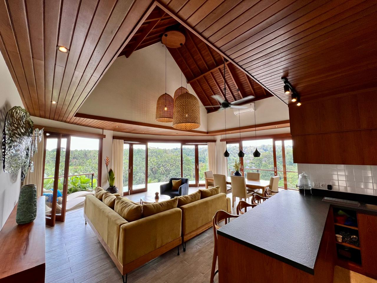 Storied 2BR Villa w/ Sunset Views and Home Office, Ayung Valley Setting, photo 9