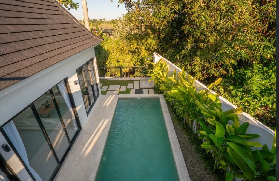 Modern 2BR Villa w/ Private Pool, Rooftop Patio, and Rice-Field Views, photo 12