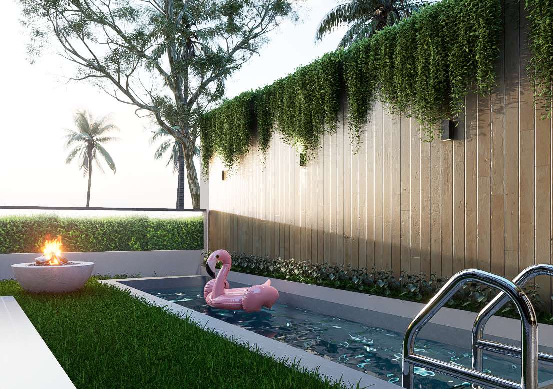 Modern 3BR Villa w/ Rice Field Views, Private Pool & Self-Contained Studio, photo 6