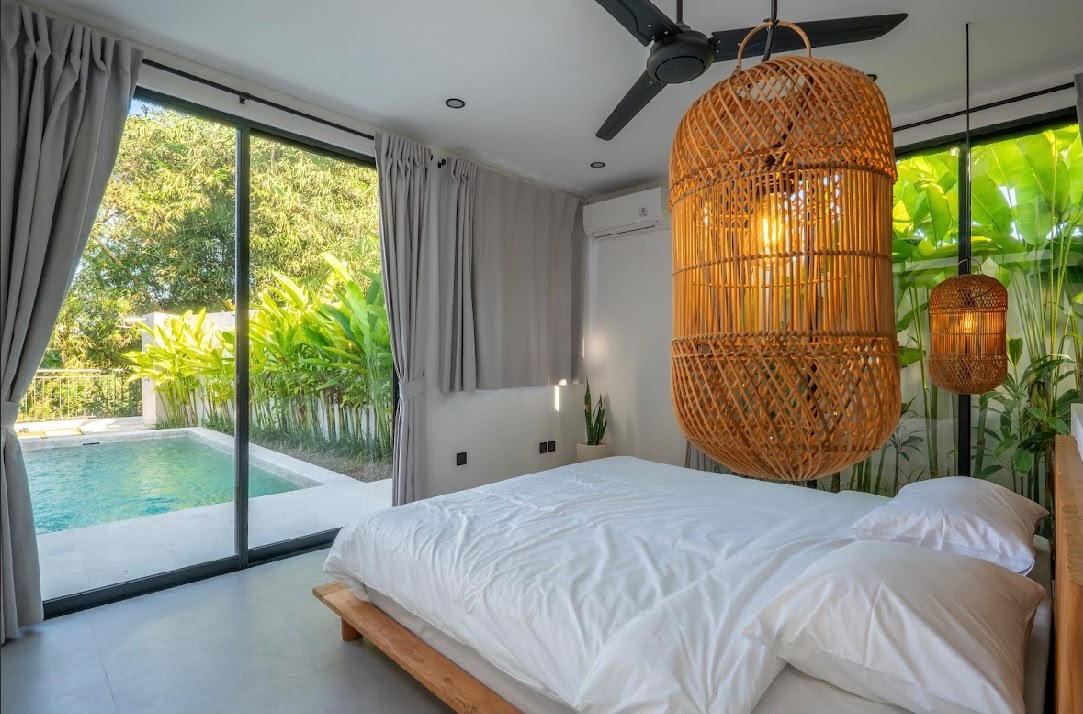 Modern 2BR Villa w/ Private Pool, Rooftop Patio, and Rice-Field Views, photo 23