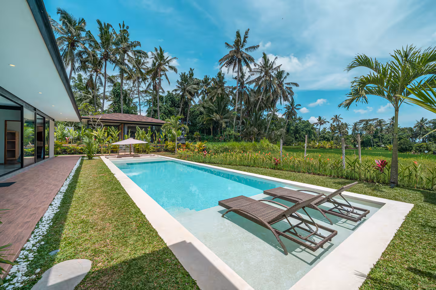 Considered 5BR Villa w/ Pagoda Lounge and Rice Field Views, Ridgeline Setting, photo 6