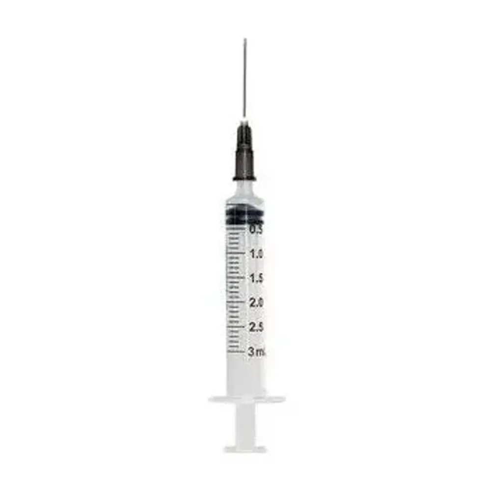 Seringa hipodérmica luer slip com agulha SR