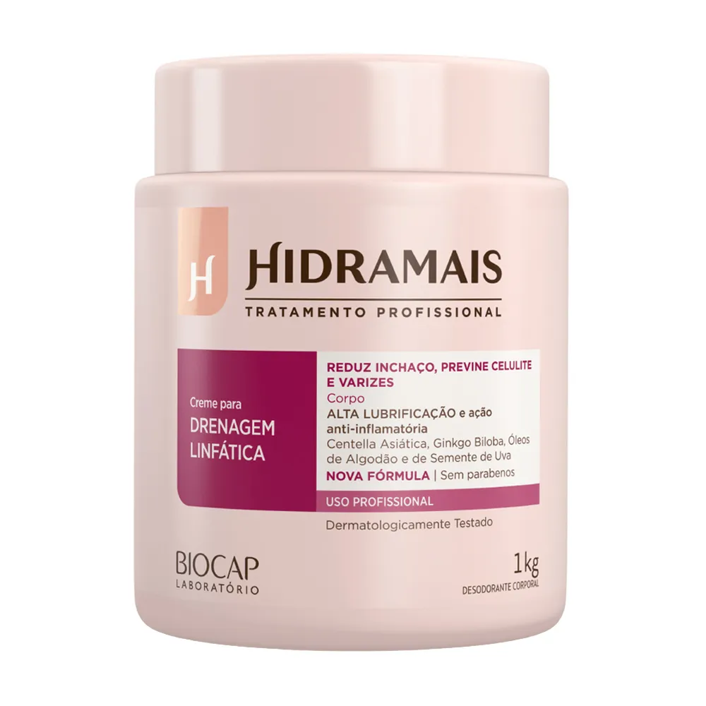 CREME PARA DRENAGEM LINFÁTICA ALTA LUBRIFICAÇÃO HIDRAMAIS