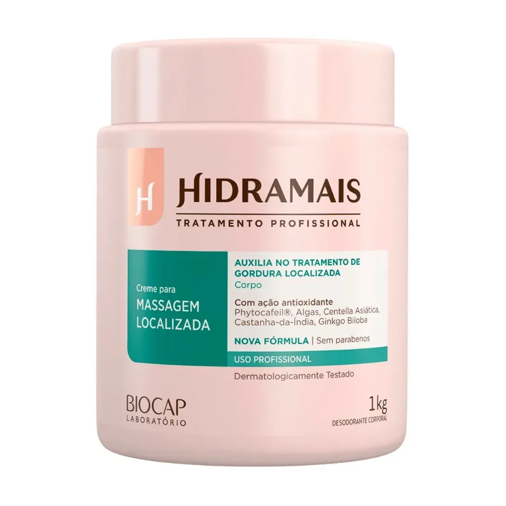 CREME PARA MASSAGEM LOCALIZADA CAFEÍNA VETORIZADA HIDRAMAIS