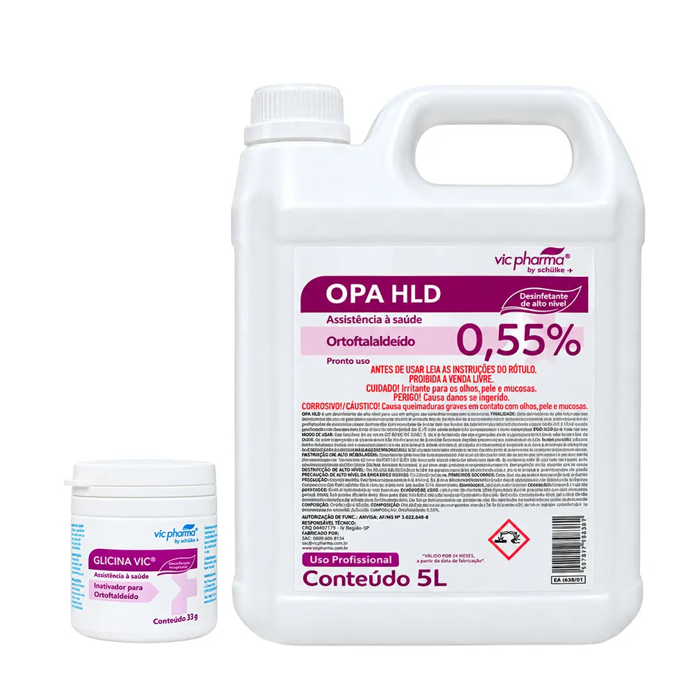 OPA HLD 0,55% DESINFETANTE DE INST CIRURGÍCO 5L VIC PHARMA