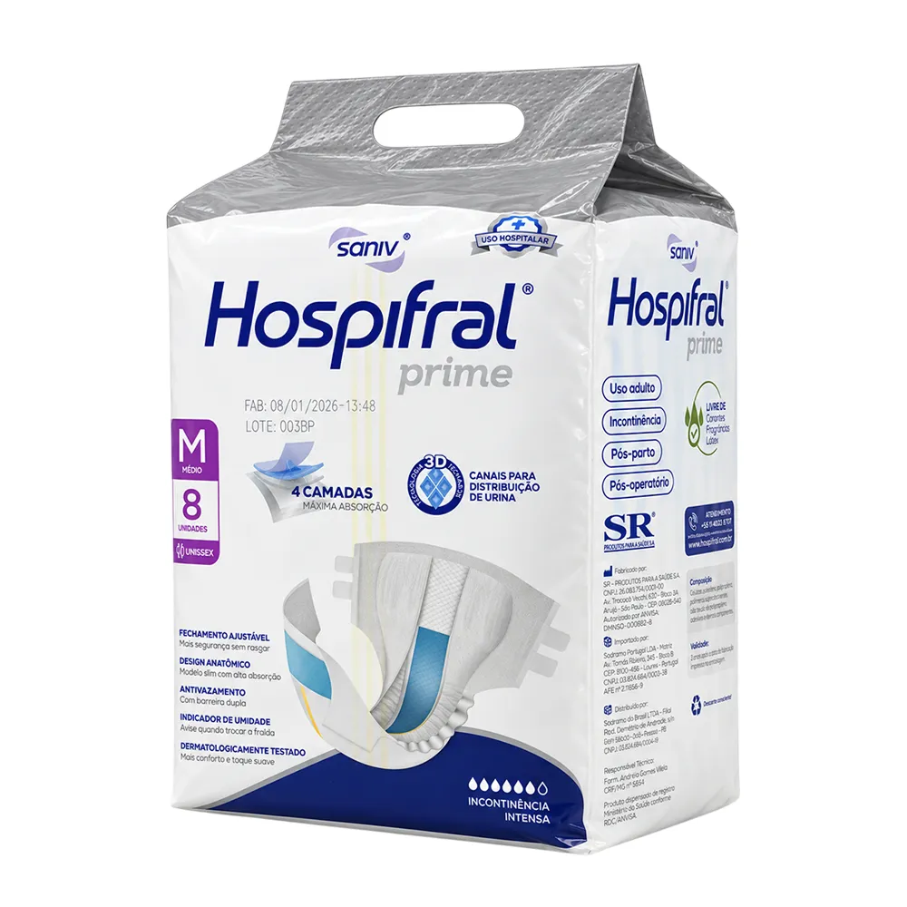 Fralda para adulto Prime HOSPIFRAL