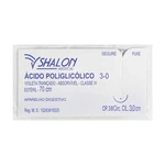 FIO SUTURA ÁCIDO POLIGLICÓLICO APARELHO DIGESTIVO EST SHALON (3-0-70CM-AG3/8CIR.CIL3.0) FIO SUTURA ÁCIDO POLIGLICÓLICO APARELHO DIGESTIVO EST SHALON (3-0-70CM-AG3/8CIR.CIL3.0)
