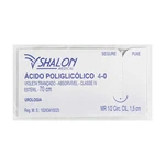 FIO SUTURA ÁCIDO POLIGLICÓLICO PARA UROLOGIA ESTÉRIL SHALON (4-0-70CM-AG1/2CIR.CIL1.5)
