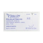 FIO SUTURA POLIGLACTINA 910 APARELHO DIGESTIVO SHALON (4-0-70CM-AG1/2CIR.CIL2.5) FIO SUTURA POLIGLACTINA 910 APARELHO DIGESTIVO SHALON (4-0-70CM-AG1/2CIR.CIL2.5)