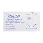 FIO SUTURA POLIGLACTINA 910 CUTICULAR ESTÉRIL SHALON (2-0-70CM-AG1/2CIR.TRG3.0) FIO SUTURA POLIGLACTINA 910 CUTICULAR ESTÉRIL SHALON (2-0-70CM-AG1/2CIR.TRG3.0)