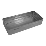 ESTOJO DE INOX AUTOCLAVÁVEL COM TAMPA MILLENIUM FAVA (26X12X06CM)