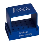 BROQUEIRO DE ALUMÍNIO PARA 15 BROCAS GATES COR AZUL FAVA
