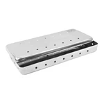 ESTOJO PERFURADO DE INOX AUTOCLAVÁVEL C/TAMPA MILLENIUM FAVA (18X08X02CM) ESTOJO PERFURADO DE INOX AUTOCLAVÁVEL C/TAMPA MILLENIUM FAVA (18X08X02CM)