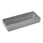 ESTOJO DE INOX AUTOCLAVÁVEL COM TAMPA MILLENIUM FAVA (12X05X02CM)
