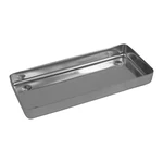 ESTOJO DE INOX AUTOCLAVÁVEL COM TAMPA MILLENIUM FAVA (18X08X02CM)