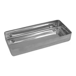 ESTOJO DE INOX AUTOCLAVÁVEL COM TAMPA MILLENIUM FAVA (18X08X03CM)