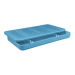 ESTOJO AUTOCLAVÁVEL PERIODÔNTICO COM TRAVAS 18X10X02CM FAVA (AZUL)