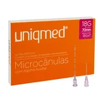 MICROCÂNULA PARA PREENCHIMENTO FÁCIAL ESTÉRIL 12UN UNIQMED (18G(1,25MM)X70MM-18GX1 MICROCÂNULA PARA PREENCHIMENTO FÁCIAL ESTÉRIL 12UN UNIQMED (18G(1,25MM)X70MM-18GX1