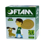 PROTETOR OCULAR HIPOALERGÊNICO BEGE C/20 UN OFTAM AMP (PEQUENO)