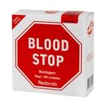 CURATIVO ADESIVO PÓS COLETA PUNÇÃO VENOSA BEGE 500UN BLOOD STOP AMP