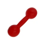 HALTER EMBORRACHADO PARA TREINAMENTO FUNCIONAL BALLKE (2KG(VERMELHO))