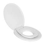 ASSENTO SANITÁRIO FAMÍLIA COM ARCO REDUTOR OVAL BRANCO ASTRA