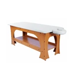 MACA DE MASSAGEM FIXA COM BASE MARROM E SUPORTE 140KG ARKTUS (BRANCA)