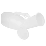PAPAGAIO PLÁSTICO COLETOR DE URINA COM TAMPA BRANCO HERPLAS (1200ML)