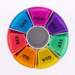 PORTA COMPRIMIDOS SEMANAL COM DIVISÓRIA BIC BEM ESTAR