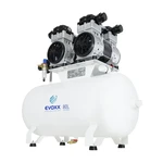 COMPRESSOR DE AR ODONTOLÓGICO 4 CONSULTÓRIOS 80L 220V EVOXX