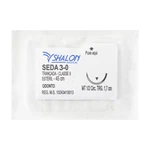 FIO SUTURA SEDA PRETA TRANÇADA ODONTOLÓGICO ESTÉRIL SHALON (3-0-45CM-AG1/2CIR.TRG1.7) FIO SUTURA SEDA PRETA TRANÇADA ODONTOLÓGICO ESTÉRIL SHALON (3-0-45CM-AG1/2CIR.TRG1.7)