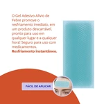 GEL ADESIVO GELADO PARA ALÍVIO DE FEBRE 5X12CM 4UN CREMER