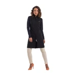 JALECO FEMININO NEO PRETO COM ZÍPER DRA CHERIE (G)