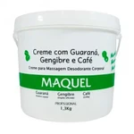 CREME DE MASSAGEM GUARANA, GENGIBRE E CAFÉ 1,3KG MAQUEL