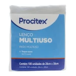 LENÇO PARA BANHO MULTIÚSO 28X30CM C/100UN PROCITEX CREMER