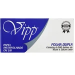PAPEL HIGIÊNICO FOLHA DUPLA 10X20CM C/6000 CAI CAI VIPP