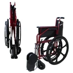 CADEIRA DE RODAS 1012 ASSENTO 45CM VINHO P COURVIN JAGUARIBE