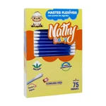 HASTES FLEXÍVEIS BABY C/75UN COTONETE NATHY BABY