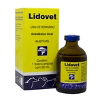 LIDOVET ANESTÉSICO LOCAL VETERINÁRIO INJETÁVEL 50ML BRAVET