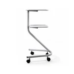 MESA TIPO AUXILIAR TUBULAR C/ 2 PRATELEIRAS ARKTUS
