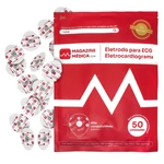 ELETRODO PARA ECG ELETROCARDIOGRAMA C/50UN MAGAZINE MEDICA