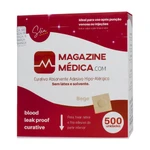 CURATIVO PÓS COLETA PUNÇÃO VENOSA SLIM BEGE 500UN MAGAZINE MÉDICA