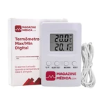 TERMÔMETRO DIGITAL MÁXIMA/MÍNIMA INTERNO/EXT MAGAZINE MÉDICA TERMÔMETRO DIGITAL MÁXIMA/MÍNIMA INTERNO/EXT MAGAZINE MÉDICA