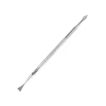 ESPÁTULA DE CUTÍCULAS COM RASPADOR EM INOX SANTA CLARA