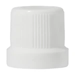 TAMPA ROSCA COM LACRE FURADO BRANCO PARA FRASCO DEL POZZO (18MM)