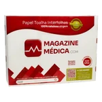 PAPEL TOALHA INTERFOLHAS BRANCO 1000 FOLHAS MAGAZINE MÉDICA