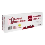 LENÇOL HOSPITALAR 100% CELULOSE VIRGEM MAGAZINE MÉDICA (70CMX50M-COM-6-ROLOS)