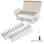 AGULHA HIPODÉRMICA DESCARTÁVEL COM 100 UNIDADES BD (30X0,70(PRET)22GX1-1/4)