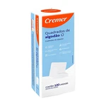 ALGODÃO QUADRADO HIDRÓFILO MACIO 10X9CM 100 UNIDADES CREMER
